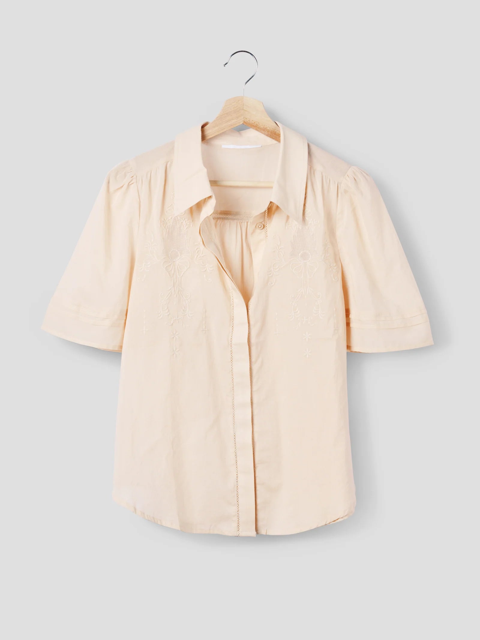 Marie Louise Monterey Bouquet Blouse - Blush