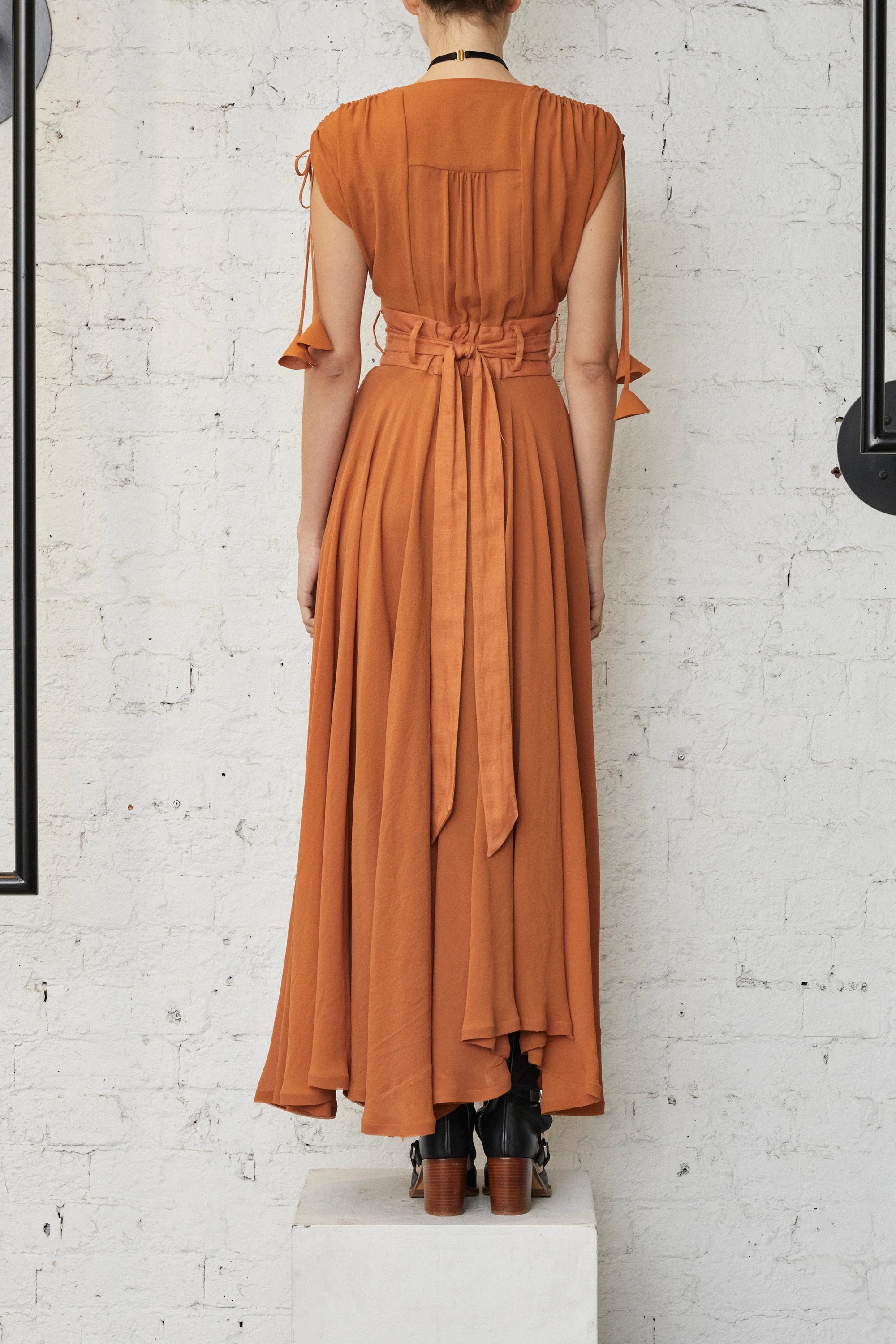 KITX Gold Dust Dress - Rust - HOSS