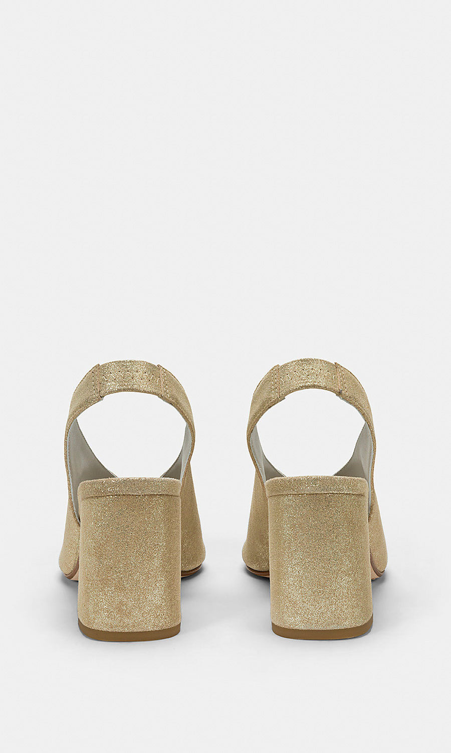 Momoni Trifoglio Sandals In Lamé Leather - Light Gold