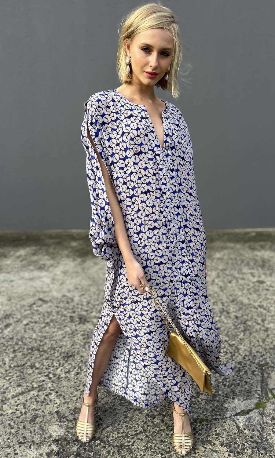 hoss  Lilli Shibori Maxi Dress