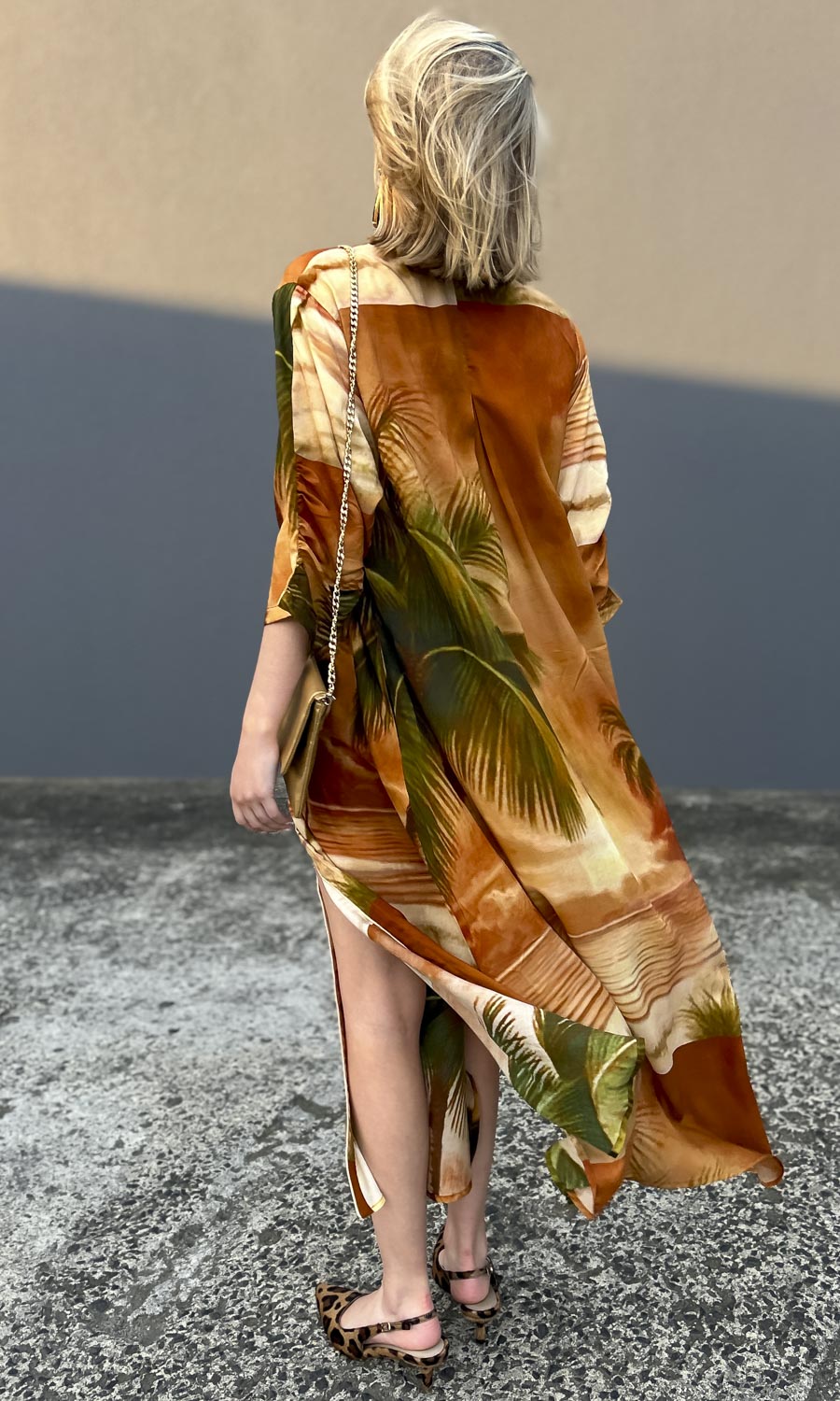 Cristina Allegra Palm Dress