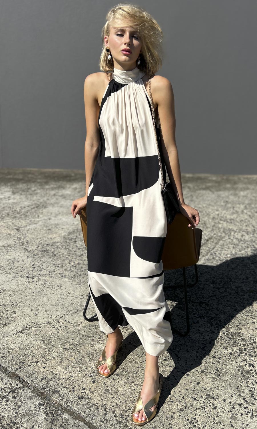 hoss Montreal Dress - Geometric Print