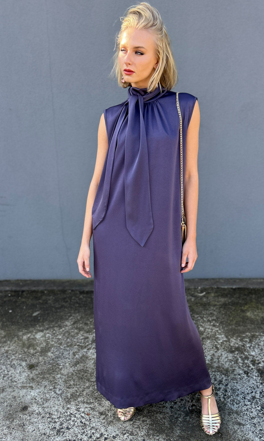 hoss Claudette Maxi Dress - Aubergine