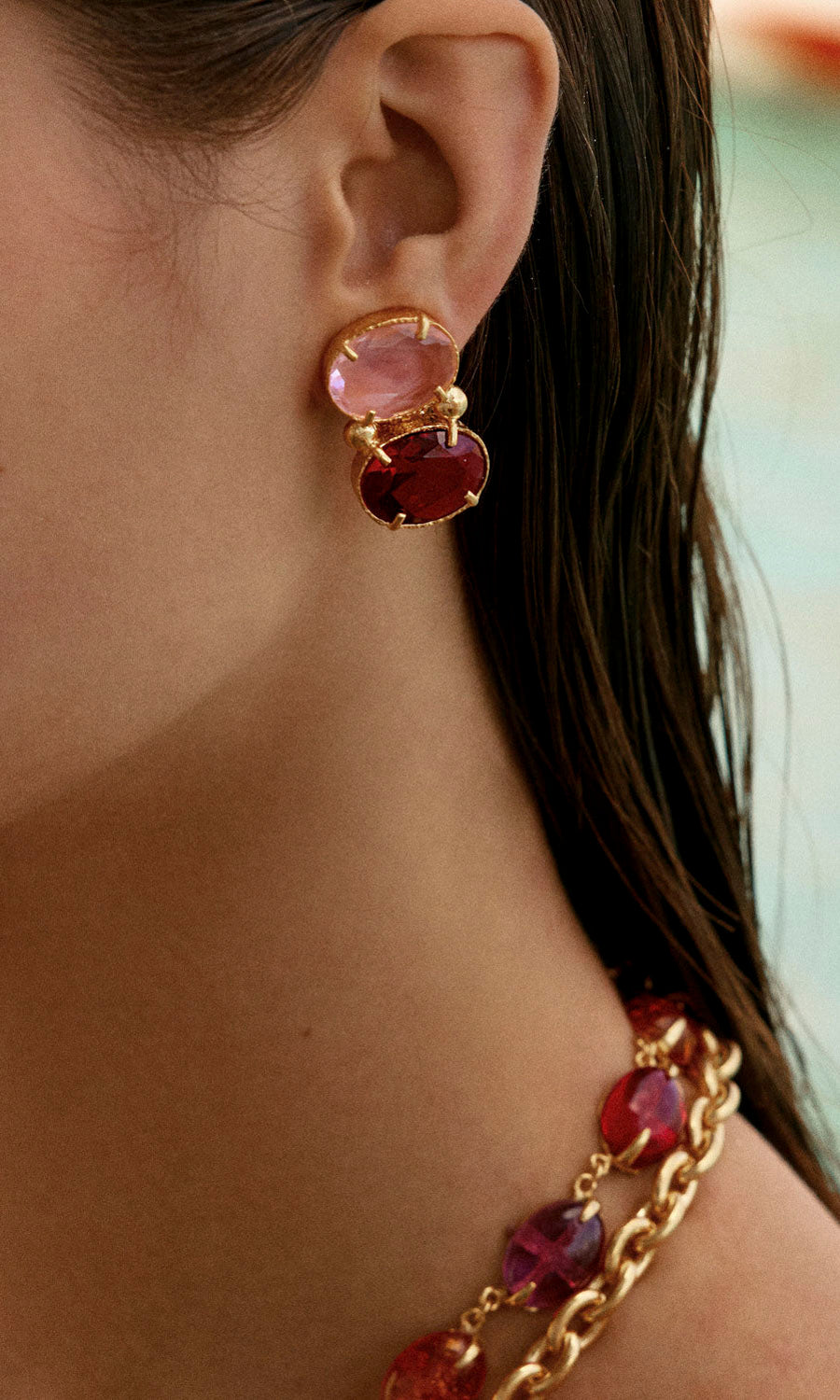 Christie Nicolaides Lolli Earrings - Pink